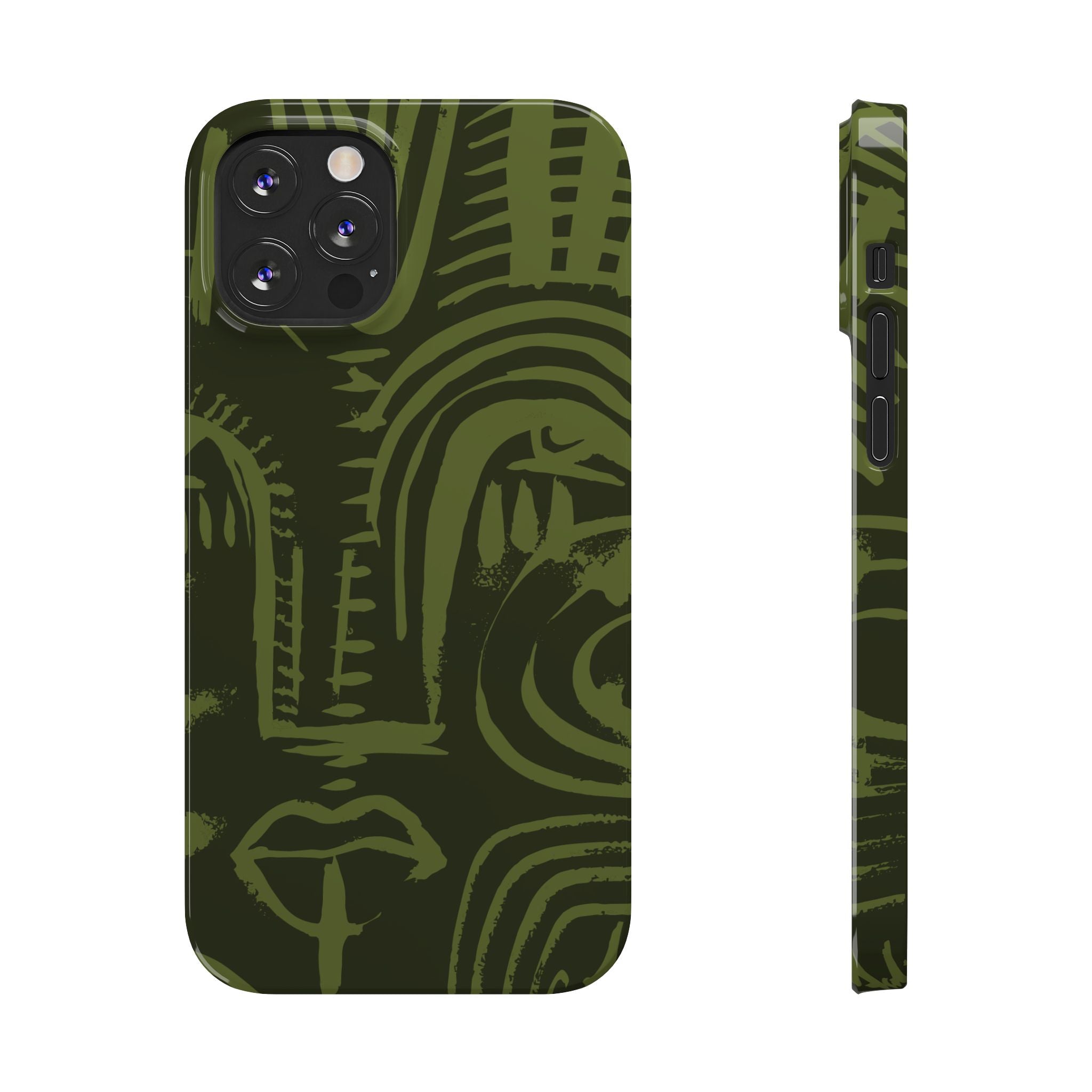 Totem artwork Slim Phone Case | Gabrielle Fabunmi series