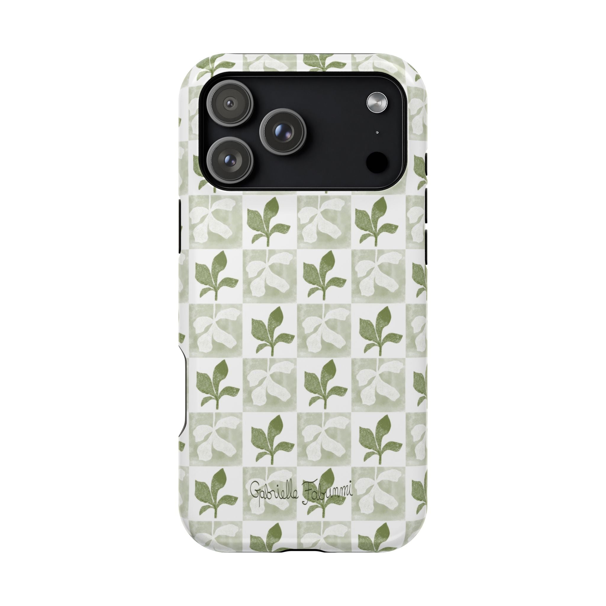 Botanical Impact-Resistant Phone Case - Eco-Friendly Design
