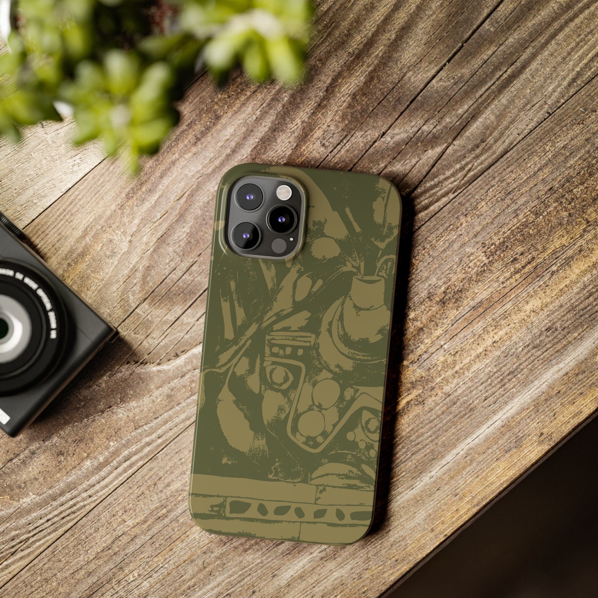 Monstera Pot | Slim Phone Case