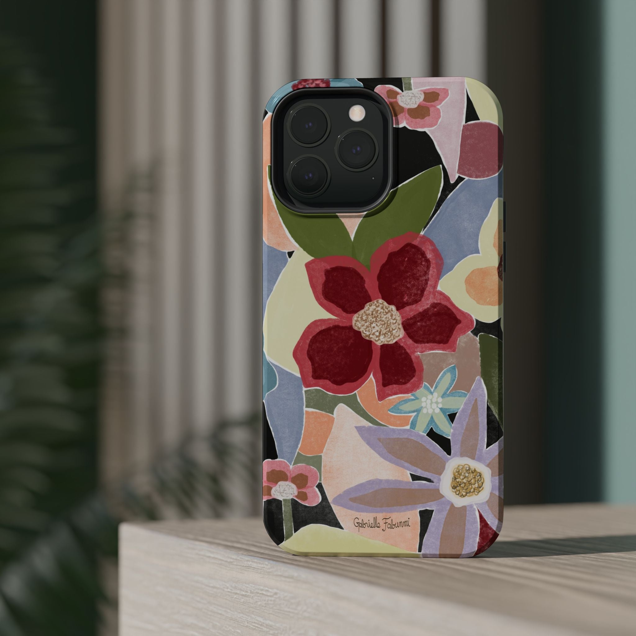 Floral Collage Magnetic Impact-Resistant Phone Case