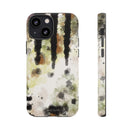 Abstract Camouflage Tough Phone Case — Watercolor Drip Design