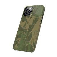 Green Color Block | Slim Phone Case