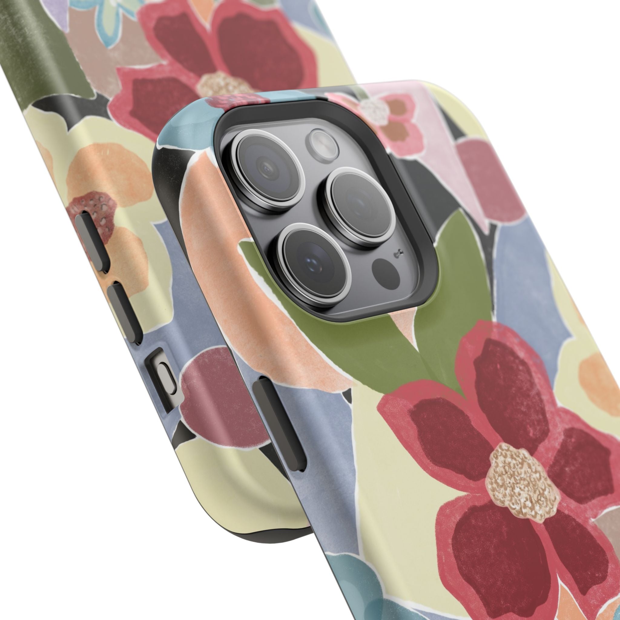 Floral Collage Magnetic Impact-Resistant Phone Case
