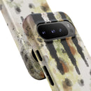 Abstract Camouflage Tough Phone Case — Watercolor Drip Design