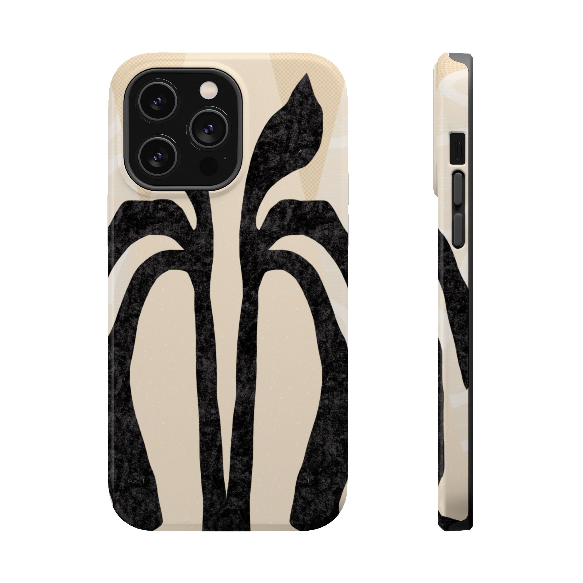 Stylish Impact-Resistant Phone Cases with Unique Floral Design