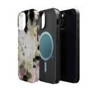 Watercolor Moss Phone Case — Impact‑Resistant Magnetic iPhone Cover