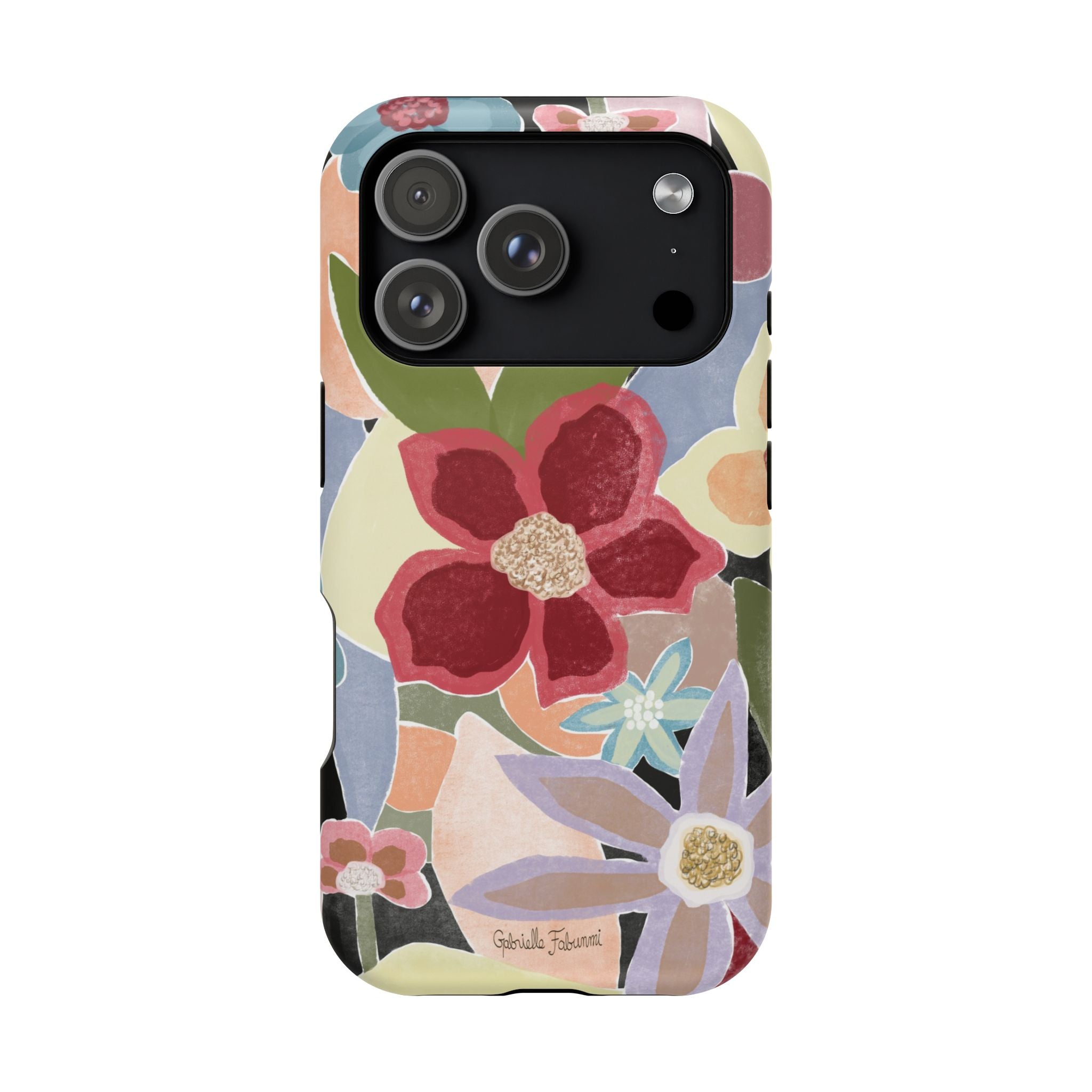 Floral Collage Magnetic Impact-Resistant Phone Case