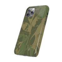 Green Color Block | Slim Phone Case