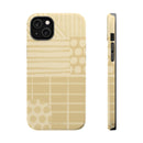 Magnetic Impact-Resistant Phone Case — Neutral Geometric Pattern
