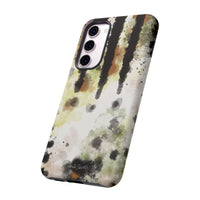 Abstract Camouflage Tough Phone Case — Watercolor Drip Design