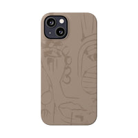 Totem Series | Neutral Brown Slim Phone Case