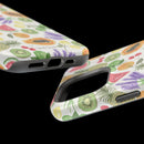 Tropical Fruit Magnetic Impact Phone Case — Watercolor Kiwi, Papaya & Watermelon