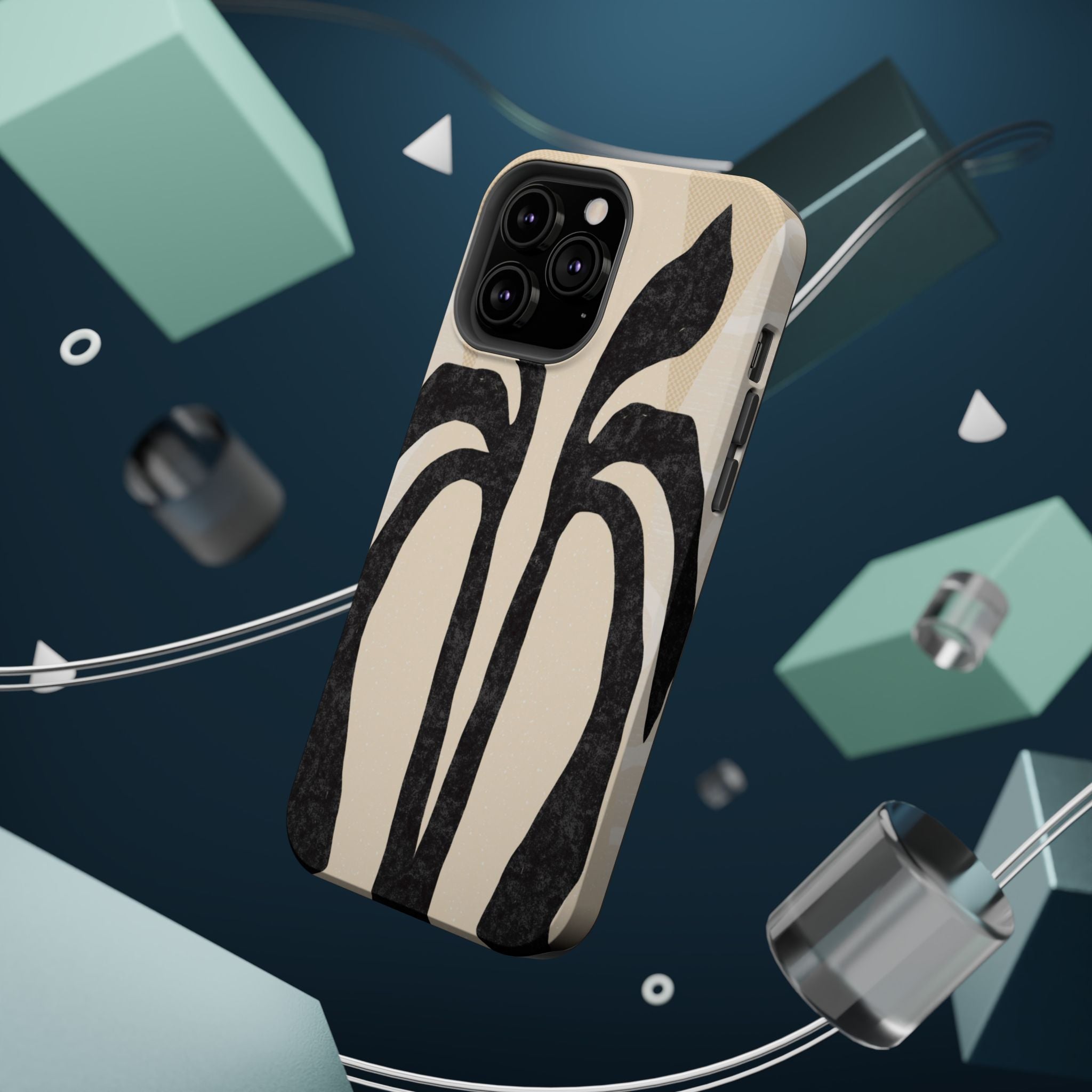 Stylish Impact-Resistant Phone Cases with Unique Floral Design