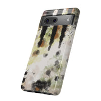 Abstract Camouflage Tough Phone Case — Watercolor Drip Design