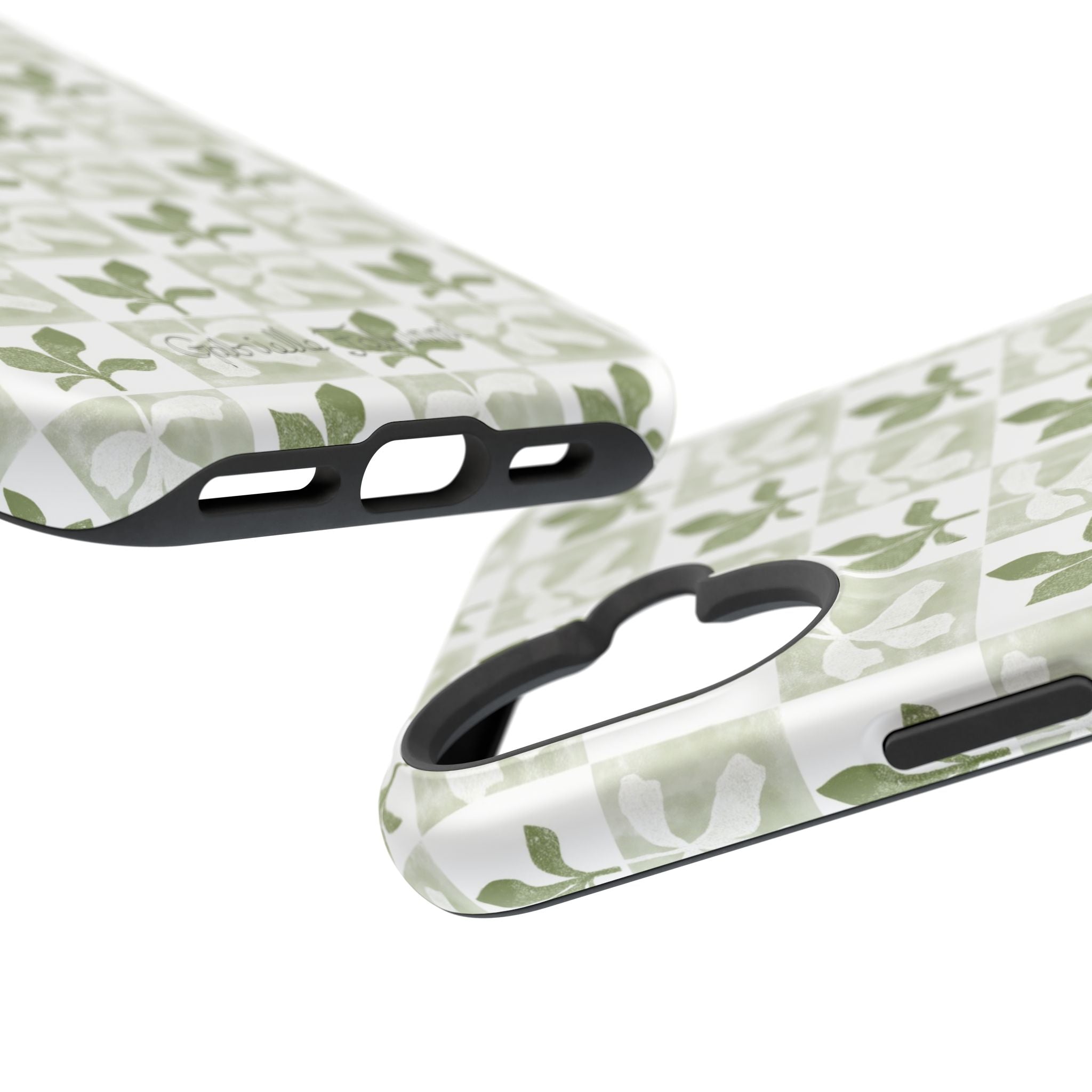 Botanical Impact-Resistant Phone Case - Eco-Friendly Design
