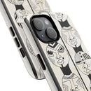 Artistic Tough Magnetic Phone Case with Unique Afrocentric Design