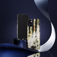 Abstract Camouflage Tough Phone Case — Watercolor Drip Design