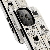Artistic Tough Magnetic Phone Case with Unique Afrocentric Design