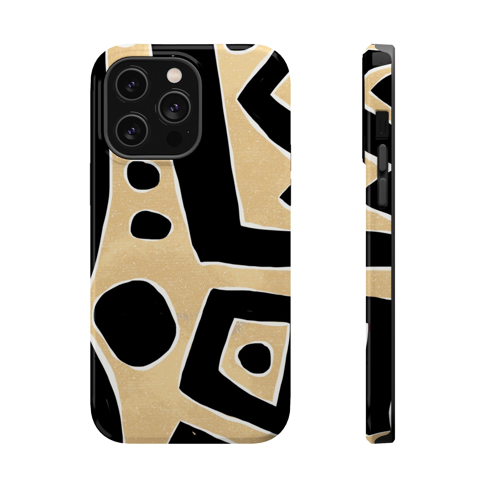 Trendy Magnetic Impact-Resistant Phone Case - Abstract Design