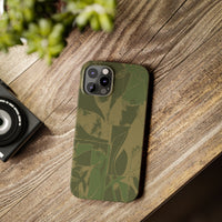 Green Color Block | Slim Phone Case