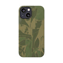 Green Color Block | Slim Phone Case