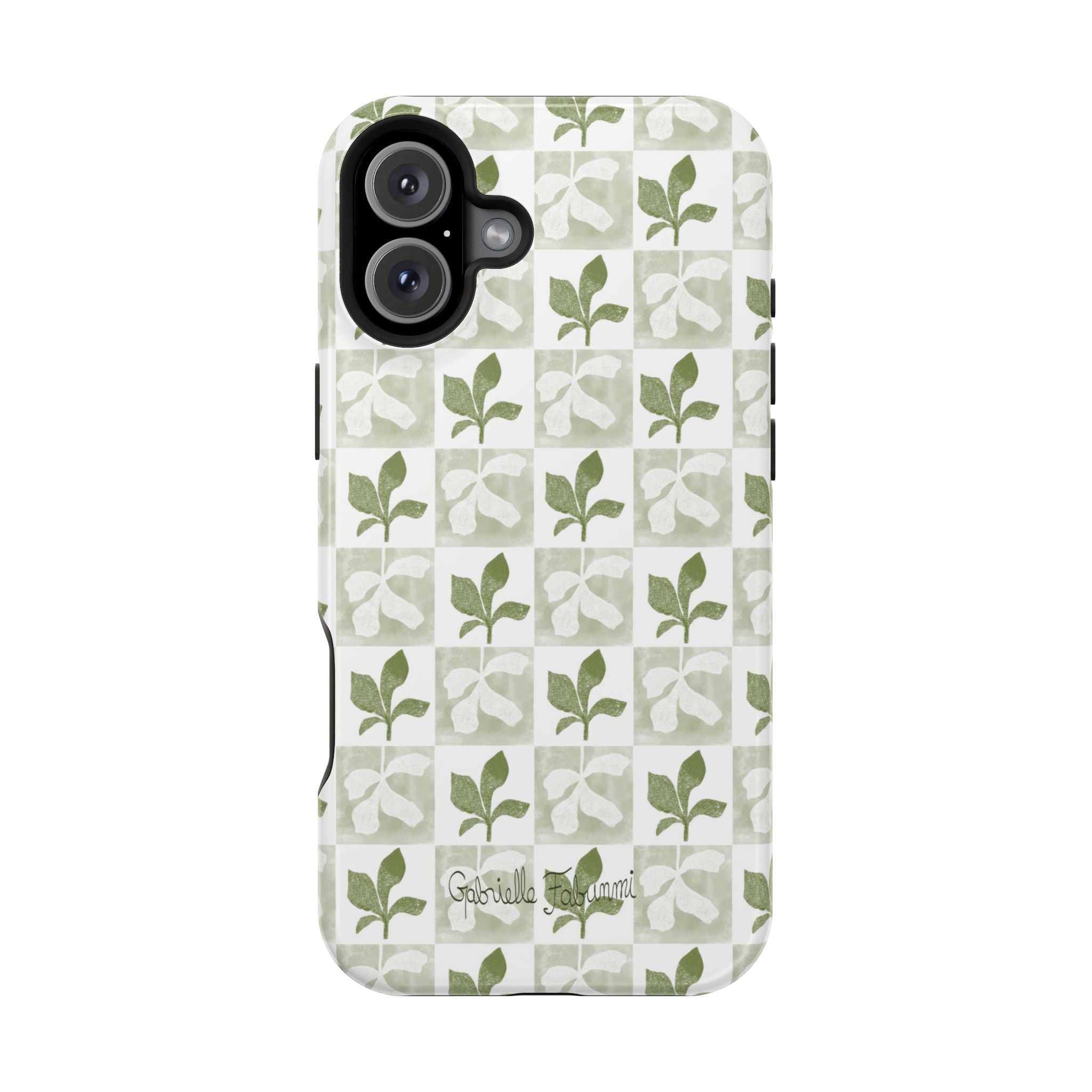 Botanical Impact-Resistant Phone Case - Eco-Friendly Design