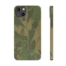 Green Color Block | Slim Phone Case