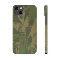 Green Color Block | Slim Phone Case