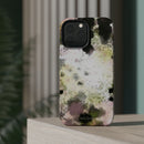 Watercolor Moss Phone Case — Impact‑Resistant Magnetic iPhone Cover