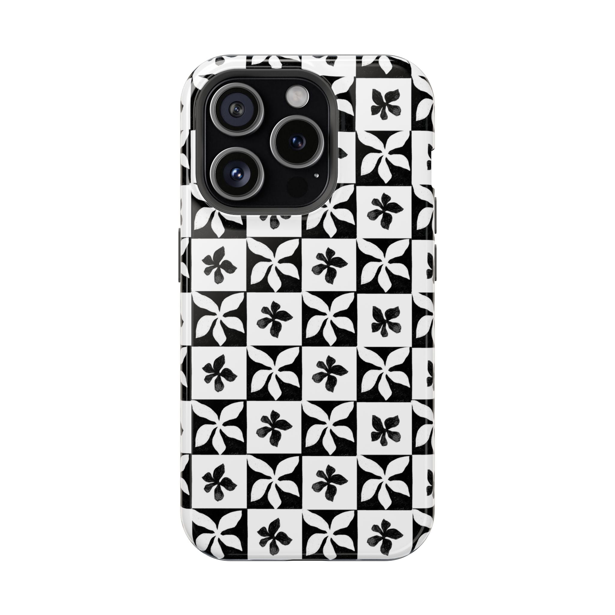 Stylish Impact-Resistant Phone Cases with Floral Design