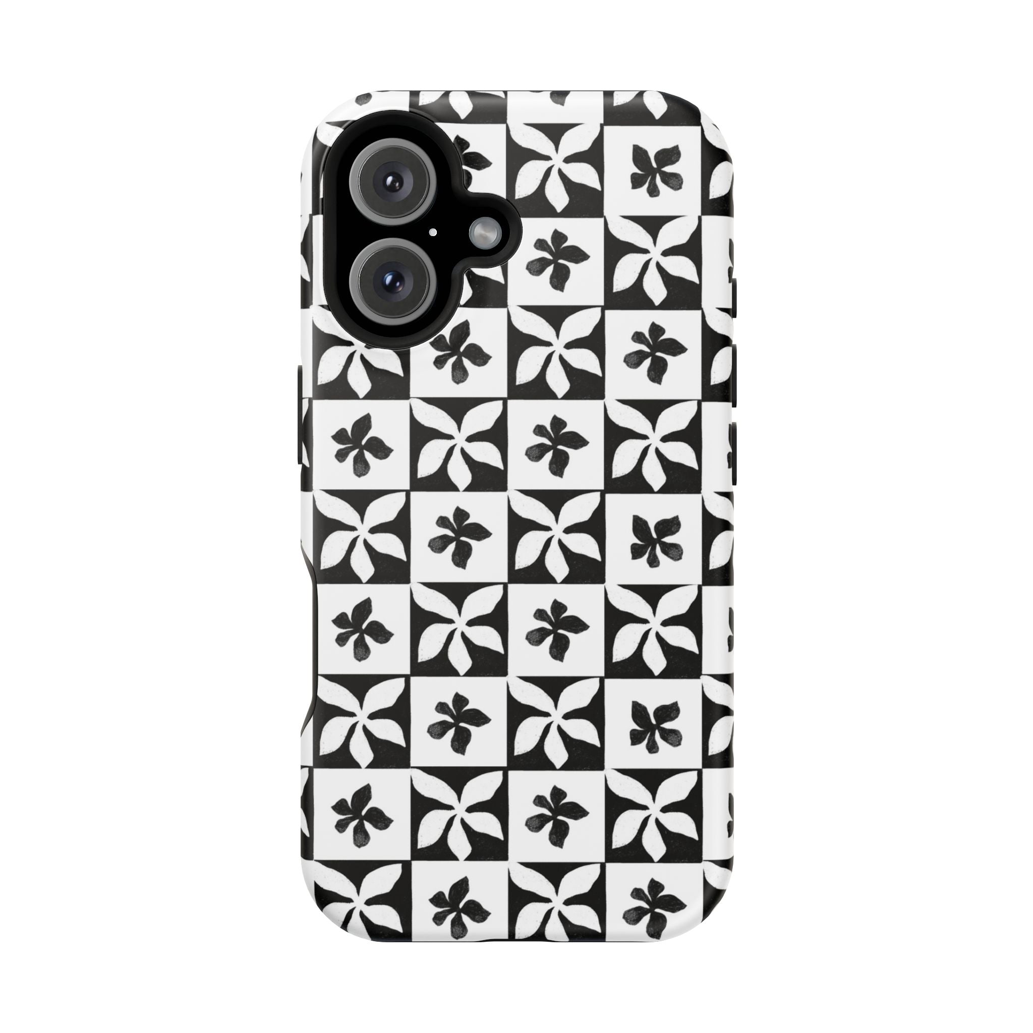 Stylish Impact-Resistant Phone Cases with Floral Design