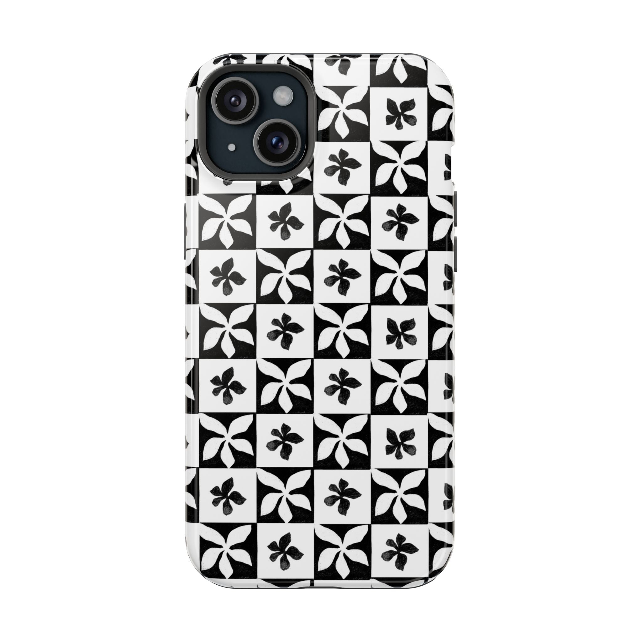 Stylish Impact-Resistant Phone Cases with Floral Design