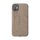 Totem Series | Neutral Brown Slim Phone Case