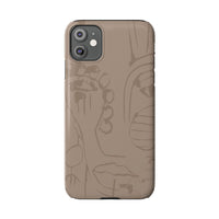 Totem Series | Neutral Brown Slim Phone Case