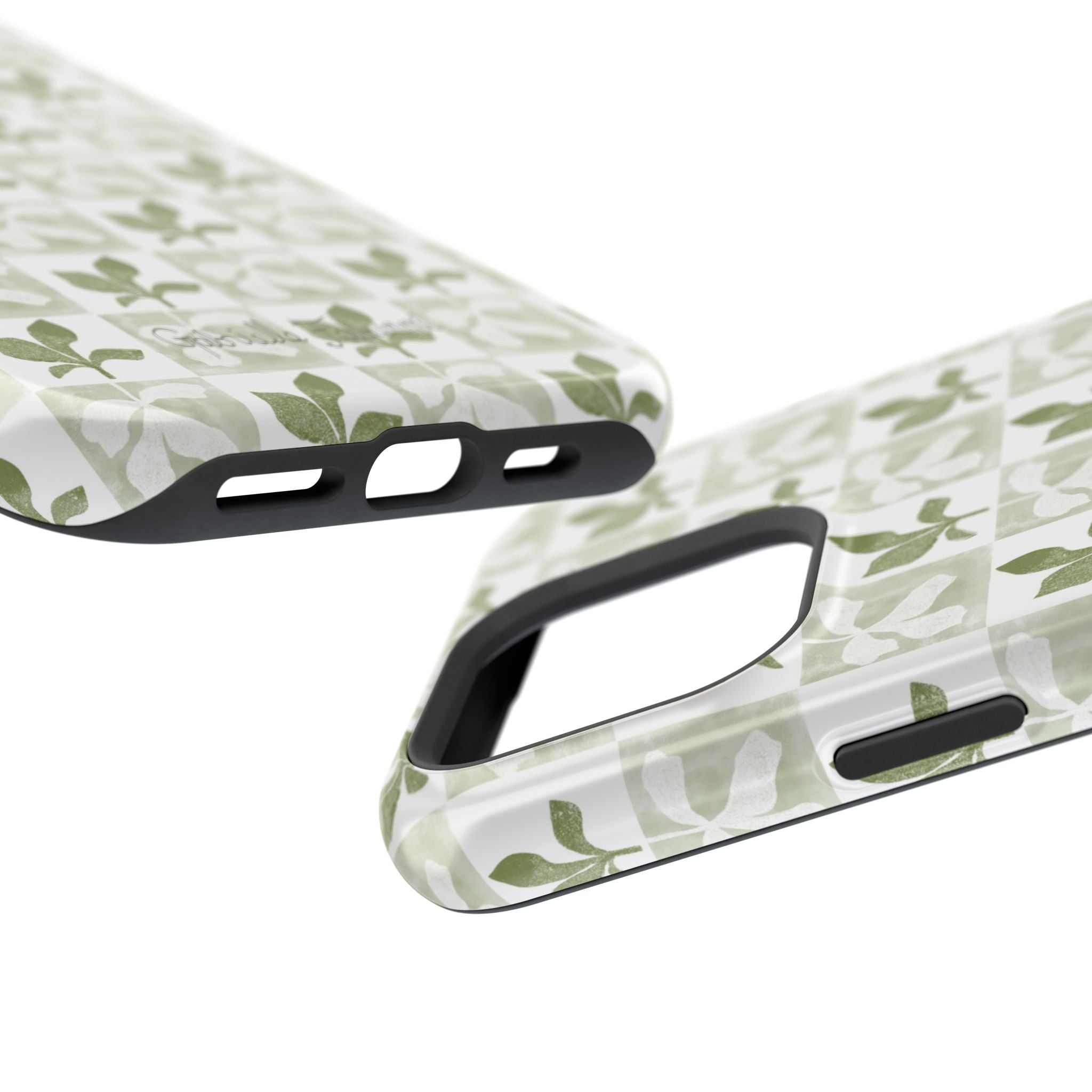 Botanical Impact-Resistant Phone Case - Eco-Friendly Design