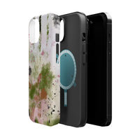 Abstract Floral Impact-Resistant Phone Case