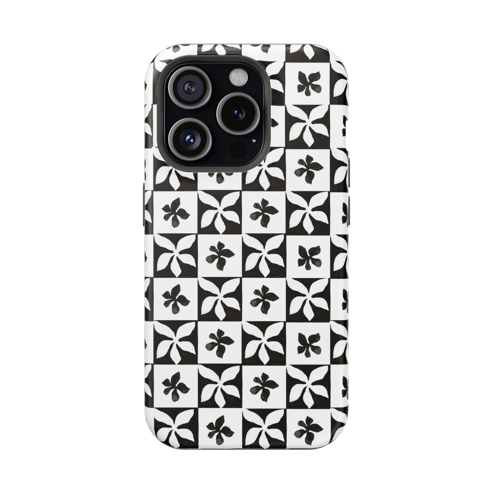 Stylish Impact-Resistant Phone Cases with Floral Design
