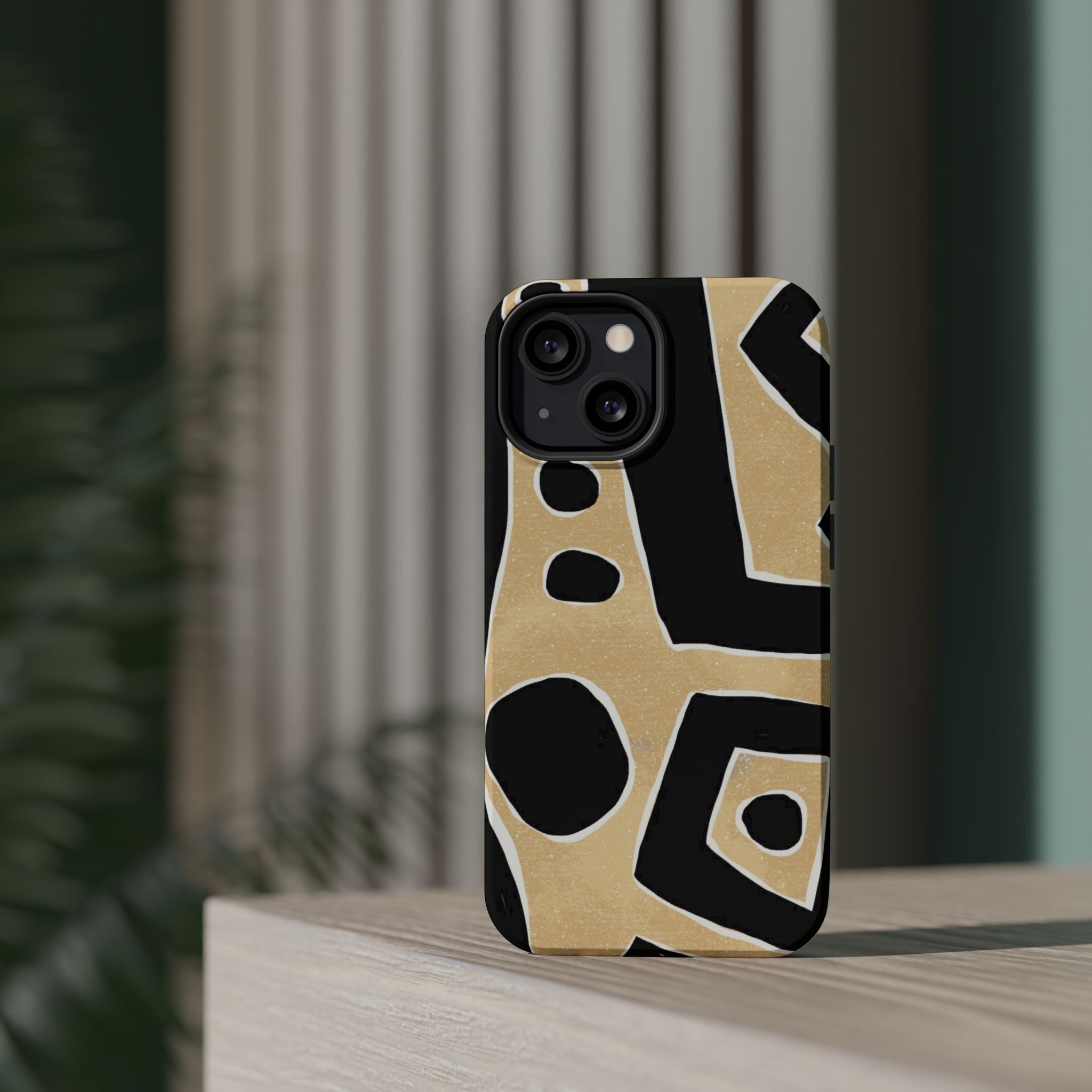 Trendy Magnetic Impact-Resistant Phone Case - Abstract Design
