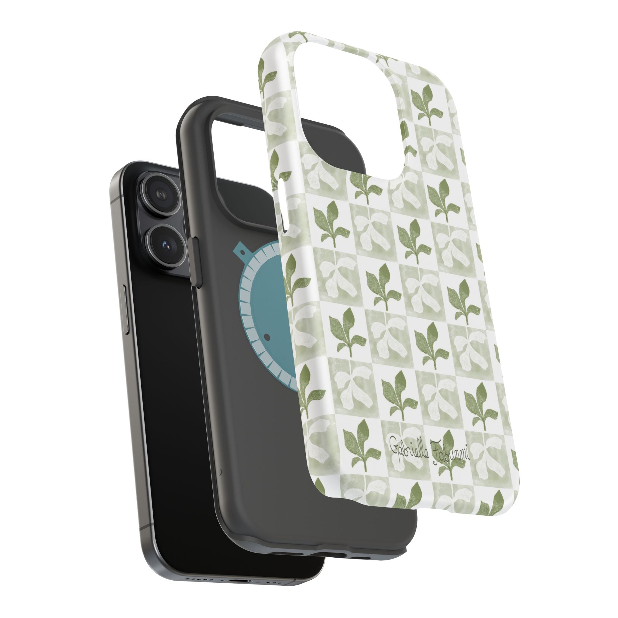 Botanical Impact-Resistant Phone Case - Eco-Friendly Design