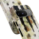 Abstract Camouflage Tough Phone Case — Watercolor Drip Design