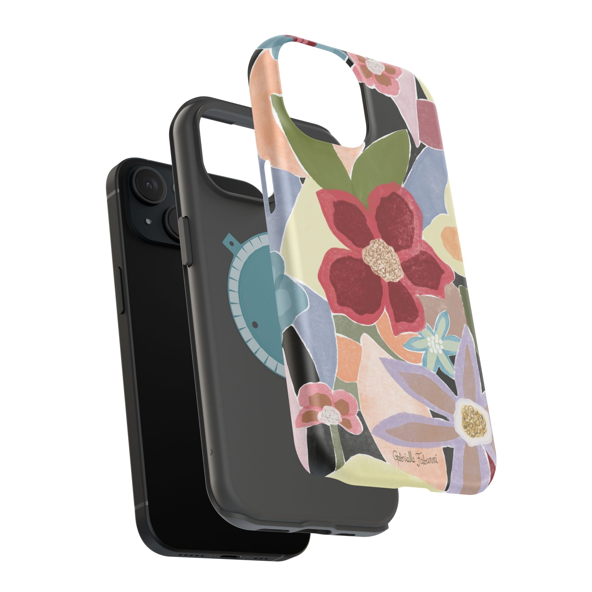 Floral Collage Magnetic Impact-Resistant Phone Case