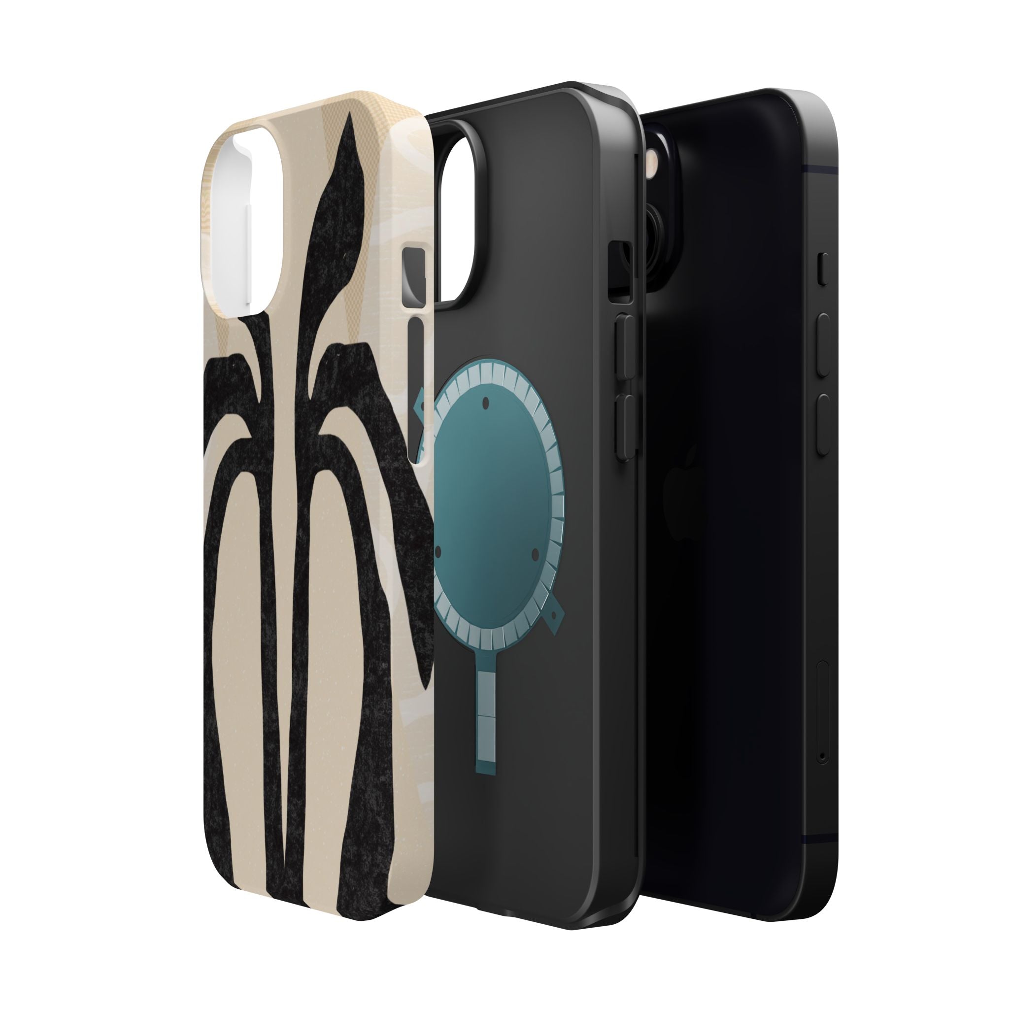 Stylish Impact-Resistant Phone Cases with Unique Floral Design