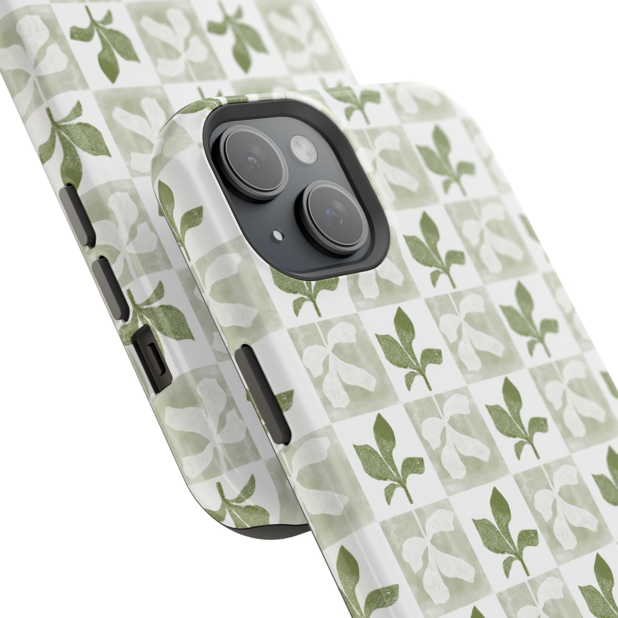 Botanical Impact-Resistant Phone Case - Eco-Friendly Design