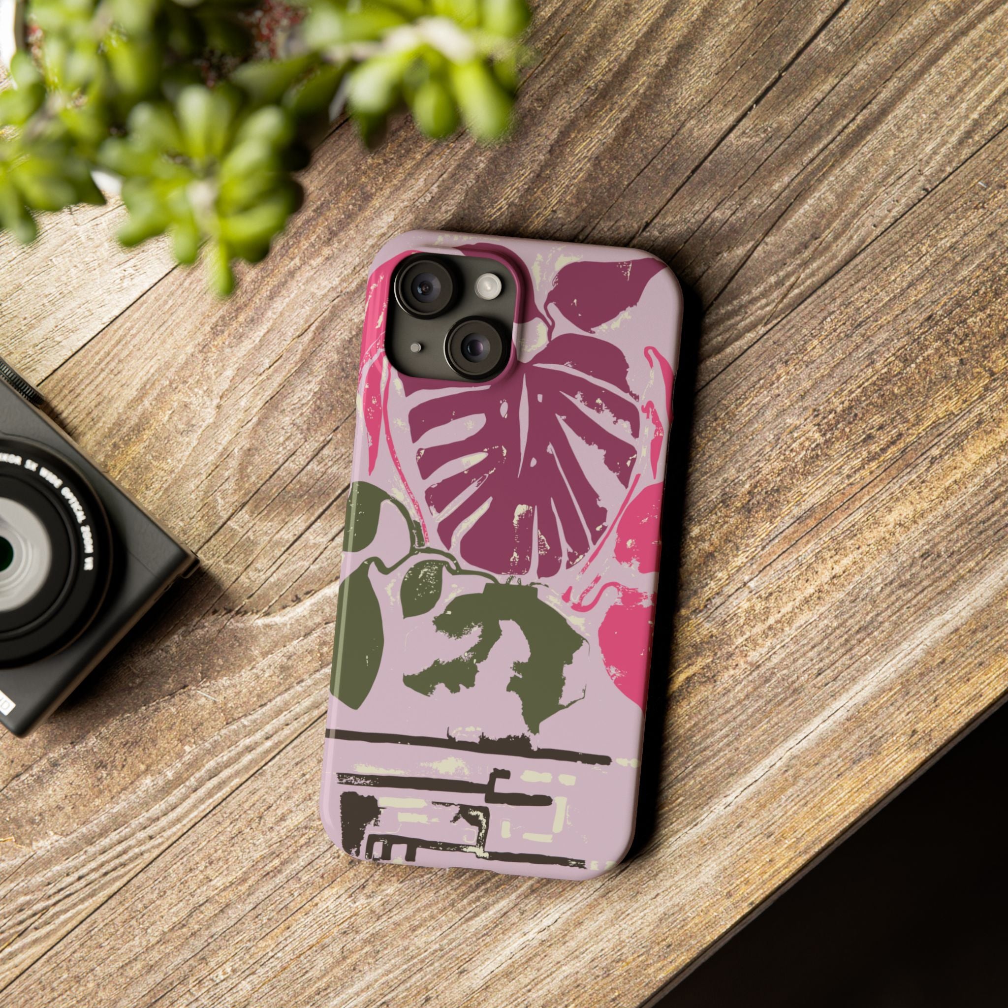 Monstera | Slim Phone Case