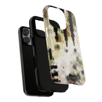 Abstract Camouflage Tough Phone Case — Watercolor Drip Design