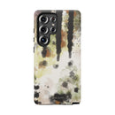 Abstract Camouflage Tough Phone Case — Watercolor Drip Design