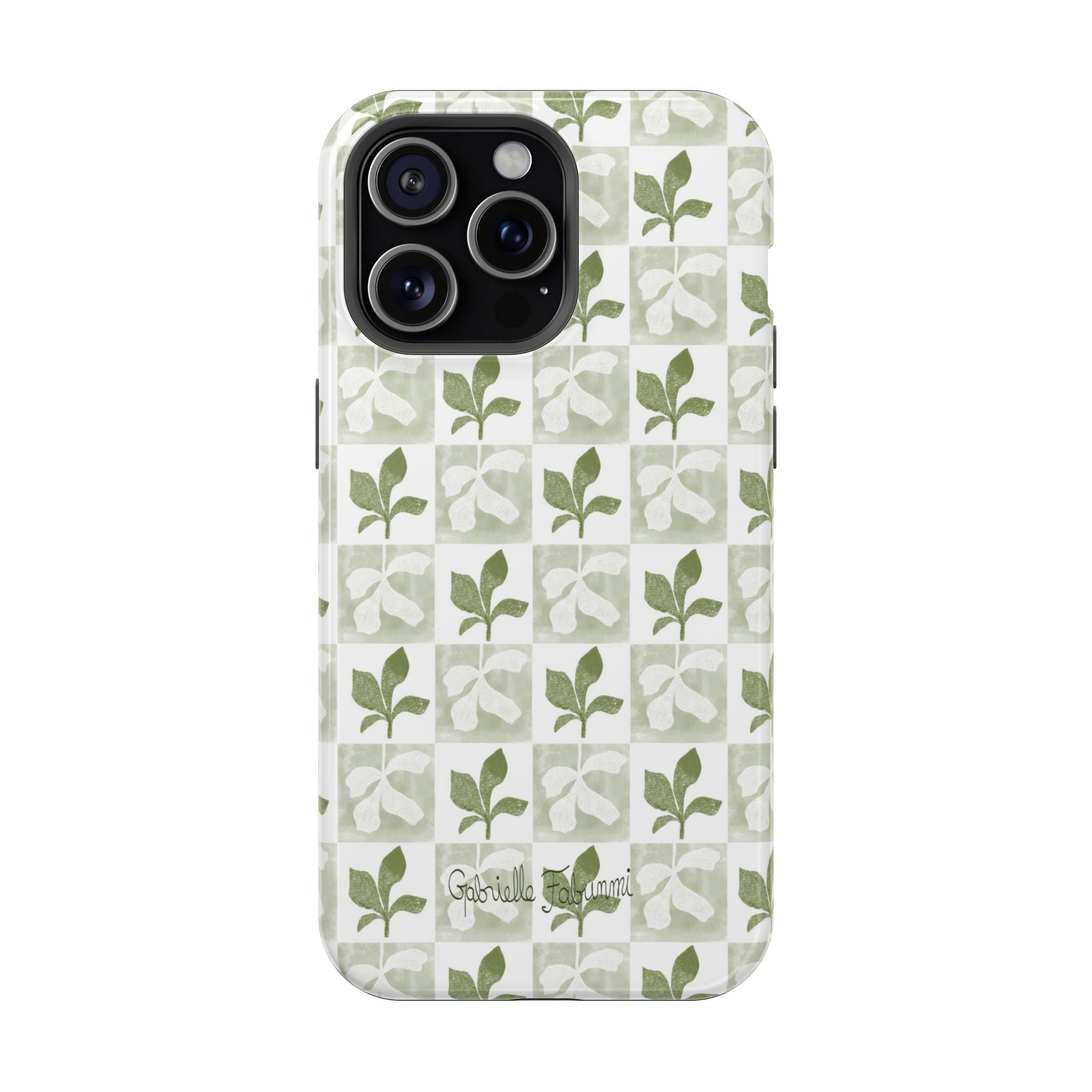 Botanical Impact-Resistant Phone Case - Eco-Friendly Design