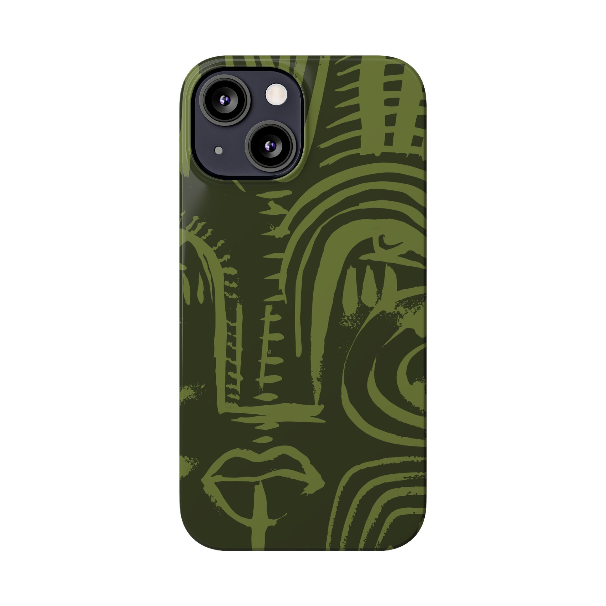 Totem artwork Slim Phone Case | Gabrielle Fabunmi series