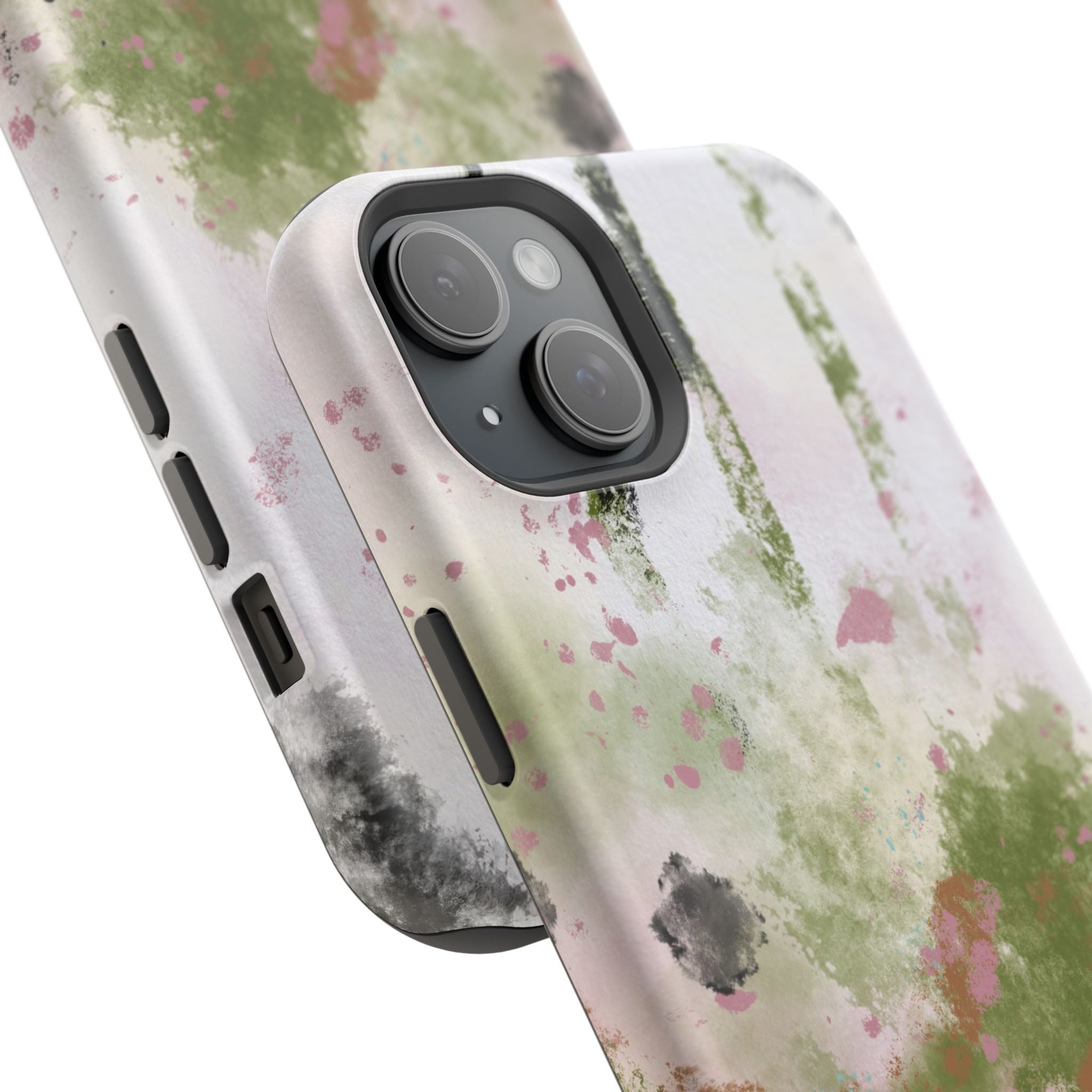Abstract Floral Impact-Resistant Phone Case