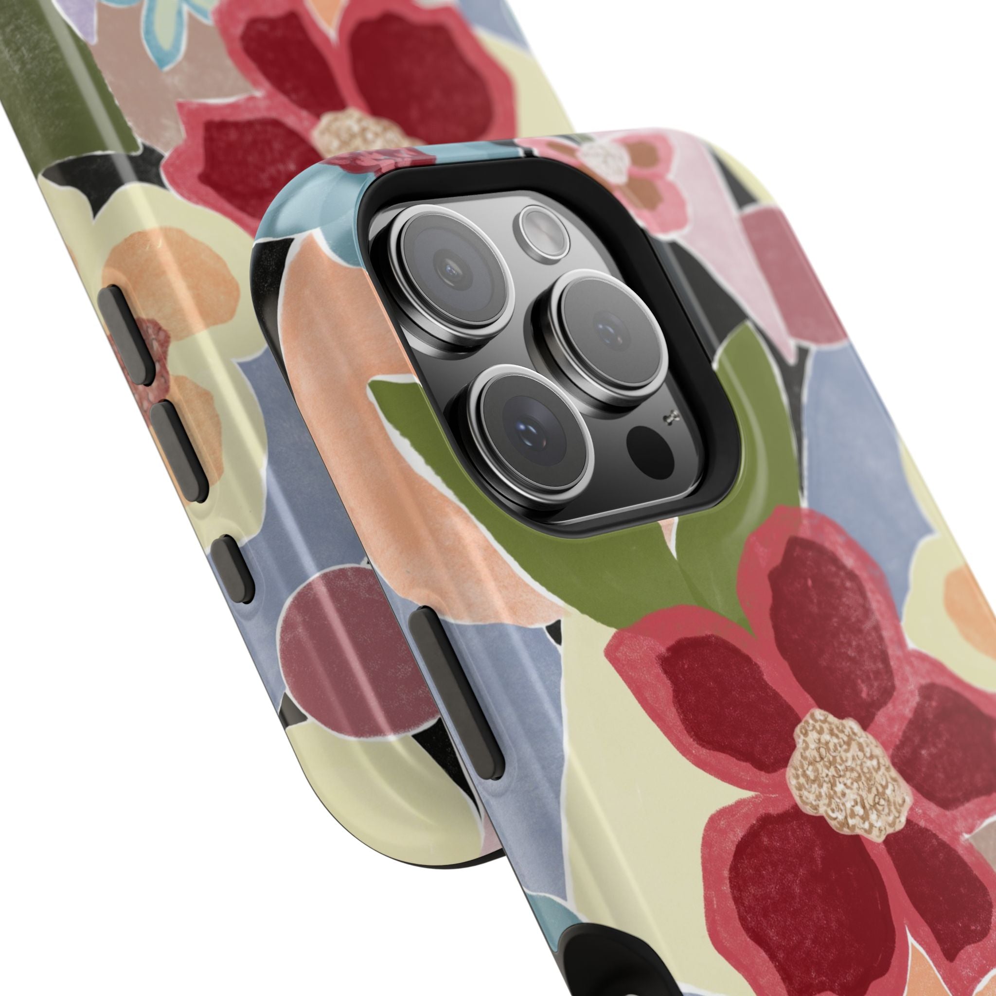 Floral Collage Magnetic Impact-Resistant Phone Case
